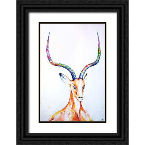 Citadel Black Ornate Wood Framed Art Print with Double Matting by Allante, Marc