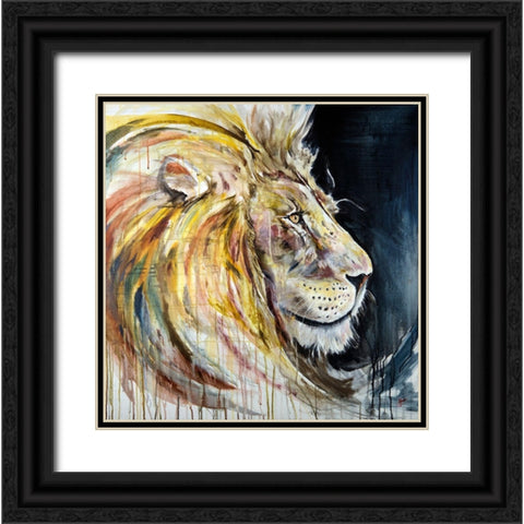 Heavy Lies The Head That Wears the Crown Black Ornate Wood Framed Art Print with Double Matting by Allante, Marc
