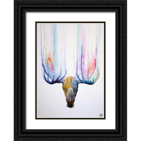 Zen Black Ornate Wood Framed Art Print with Double Matting by Allante, Marc
