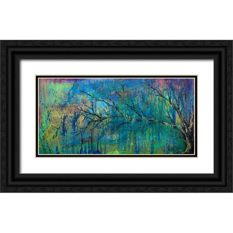 Prelude to Spring Tree Black Ornate Wood Framed Art Print with Double Matting by Wickstrom, Martin