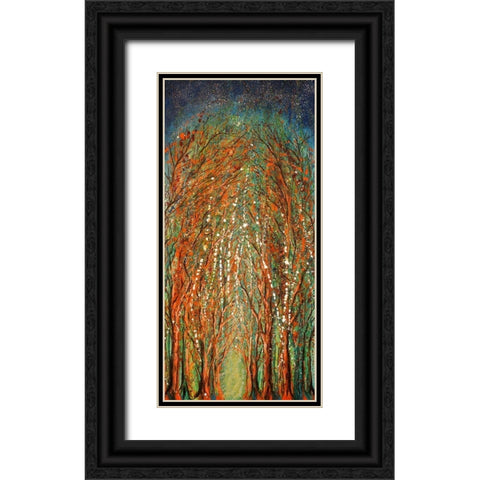 The Wildwood Forest Black Ornate Wood Framed Art Print with Double Matting by Wickstrom, Martin