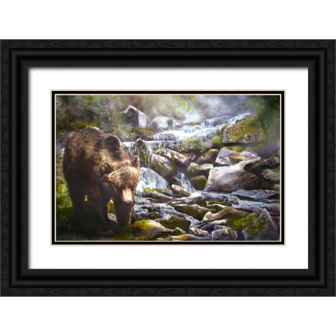 000_0002 Black Ornate Wood Framed Art Print with Double Matting by Murray Henderson Fine Art