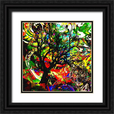 The Pack Black Ornate Wood Framed Art Print with Double Matting by Murray Henderson Fine Art