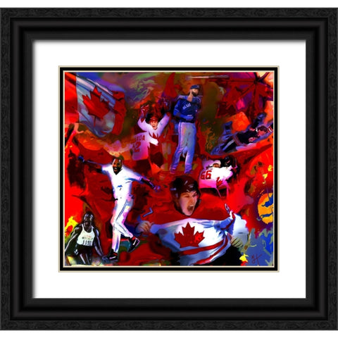 Proud Moments Black Ornate Wood Framed Art Print with Double Matting by Murray Henderson Fine Art
