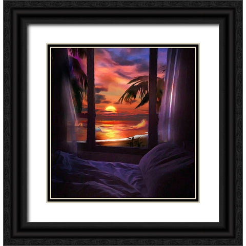 The Dream Print Black Ornate Wood Framed Art Print with Double Matting by Murray Henderson Fine Art