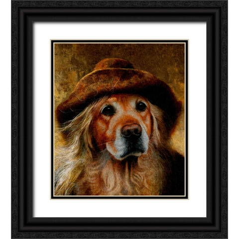 Gold Digger Black Ornate Wood Framed Art Print with Double Matting by Murray Henderson Fine Art