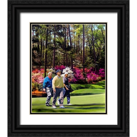 Master 96 Black Ornate Wood Framed Art Print with Double Matting by Murray Henderson Fine Art