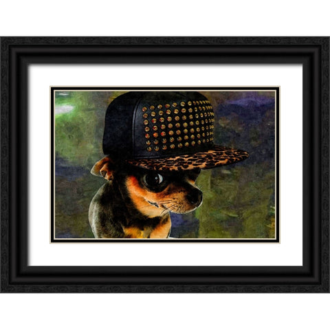 Rapawawa Black Ornate Wood Framed Art Print with Double Matting by Murray Henderson Fine Art