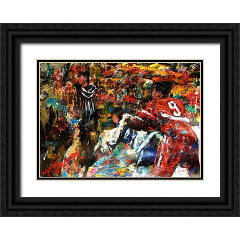 Gordie Black Ornate Wood Framed Art Print with Double Matting by Murray Henderson Fine Art