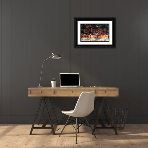 Ranger Win Black Ornate Wood Framed Art Print with Double Matting by Murray Henderson Fine Art