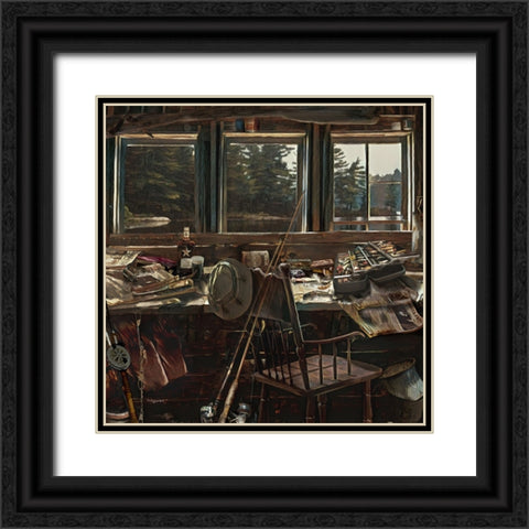 IMG_6546 Black Ornate Wood Framed Art Print with Double Matting by Murray Henderson Fine Art
