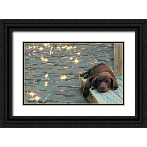 Untitled_Artwork (10) Black Ornate Wood Framed Art Print with Double Matting by Murray Henderson Fine Art