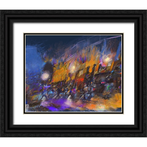 Untitled_Artwork (13) Black Ornate Wood Framed Art Print with Double Matting by Murray Henderson Fine Art