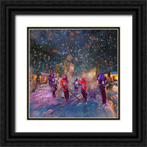 Untitled_Artwork (14) Black Ornate Wood Framed Art Print with Double Matting by Murray Henderson Fine Art