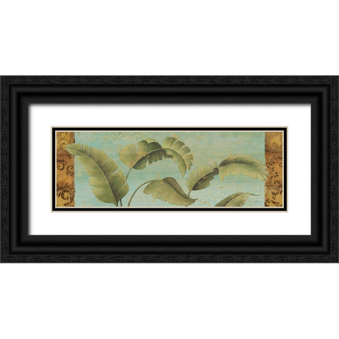 Palm Dance I Black Ornate Wood Framed Art Print with Double Matting by Zaccheo, John