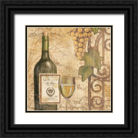 Wine Tasting IV Black Ornate Wood Framed Art Print with Double Matting by Zaccheo, John