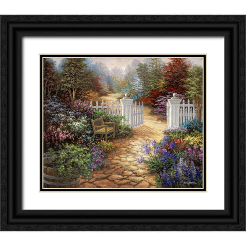 Gateway To Enchantment Black Ornate Wood Framed Art Print with Double Matting by Boehme, Nicky