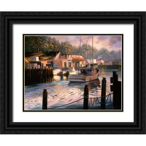 Point Of View Black Ornate Wood Framed Art Print with Double Matting by Boehme, Nicky