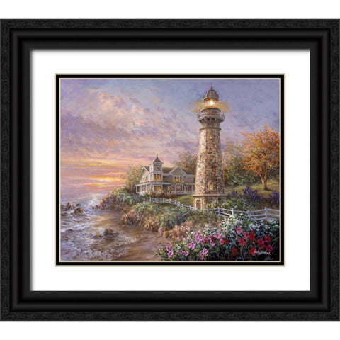 Majestic Guardian Black Ornate Wood Framed Art Print with Double Matting by Boehme, Nicky