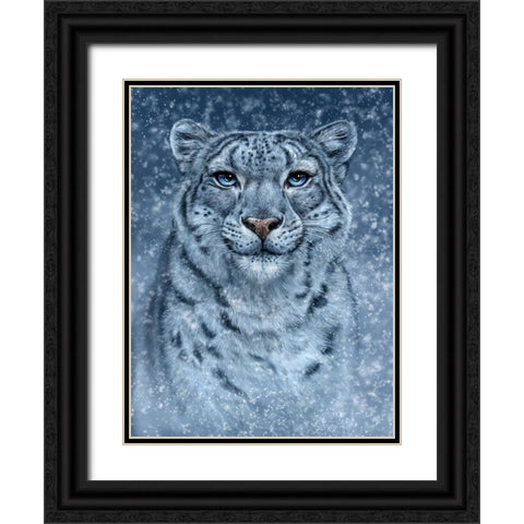 Snow Queen Black Ornate Wood Framed Art Print with Double Matting by LaMontagne, Patrick