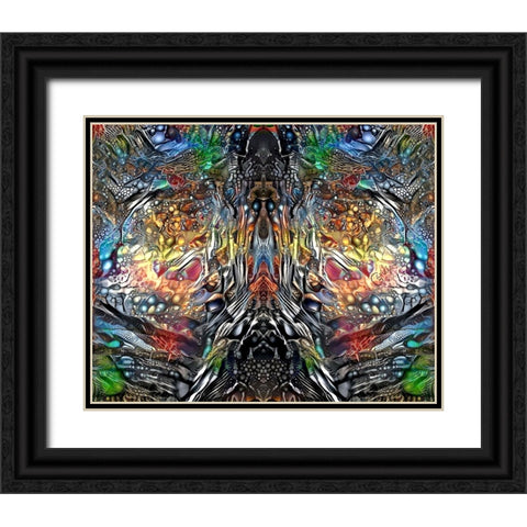 The Color of Wisdom Black Ornate Wood Framed Art Print with Double Matting by Gavidia, Pedro