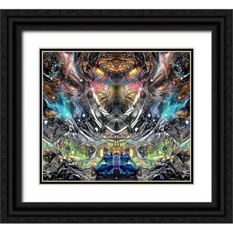 Wild Black Ornate Wood Framed Art Print with Double Matting by Gavidia, Pedro