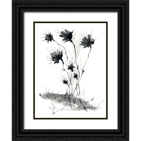 Spring Sprouts Black Ornate Wood Framed Art Print with Double Matting by Randy Noble Fine Art