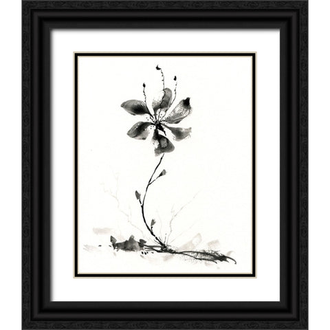 Bloom Black Ornate Wood Framed Art Print with Double Matting by Randy Noble Fine Art