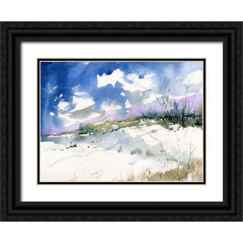 Cool Valley Black Ornate Wood Framed Art Print with Double Matting by Randy Noble Fine Art