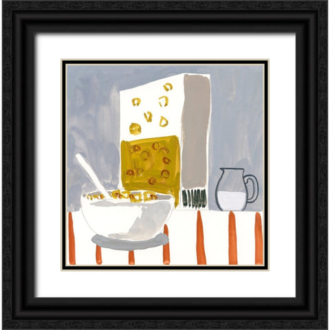 Breakfast Black Ornate Wood Framed Art Print with Double Matting by Randy Noble Fine Art
