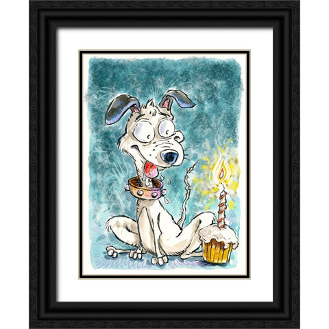 Celebrate Black Ornate Wood Framed Art Print with Double Matting by Randy Noble Fine Art