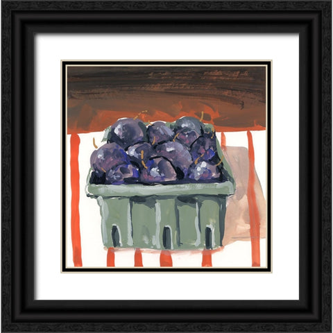 Fresh Black Ornate Wood Framed Art Print with Double Matting by Randy Noble Fine Art