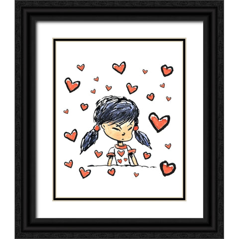 My Crush Black Ornate Wood Framed Art Print with Double Matting by Randy Noble Fine Art