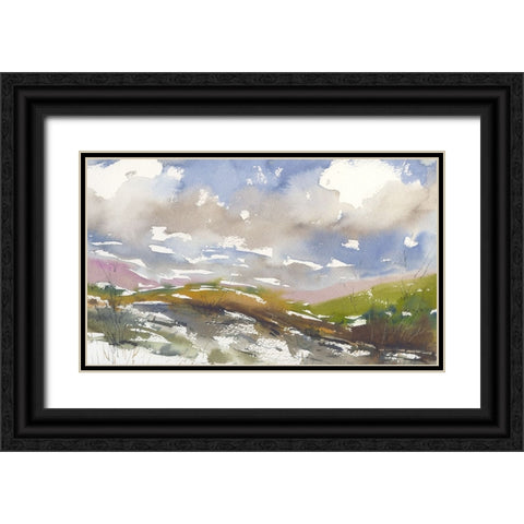 Forever Valley Black Ornate Wood Framed Art Print with Double Matting by Randy Noble Fine Art