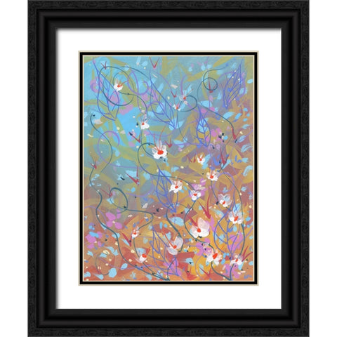 Water Beauty Black Ornate Wood Framed Art Print with Double Matting by Randy Noble Fine Art