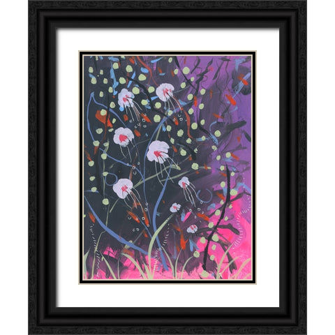 Nights Colors Black Ornate Wood Framed Art Print with Double Matting by Randy Noble Fine Art