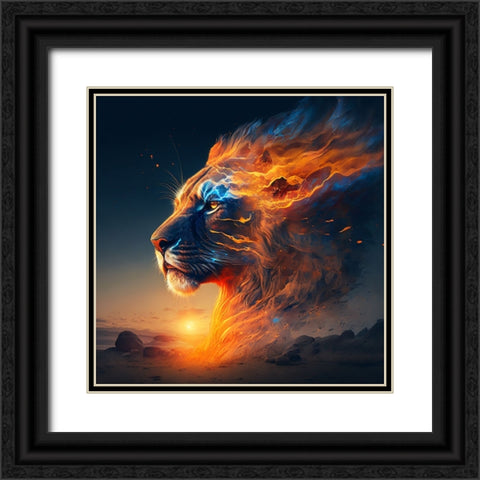 Desert Of Dreams 1 Black Ornate Wood Framed Art Print with Double Matting by Heere, Ray