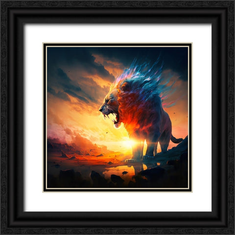 Desert Of Dreams 3 Black Ornate Wood Framed Art Print with Double Matting by Heere, Ray