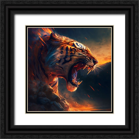 Desert Of Dreams 4 Black Ornate Wood Framed Art Print with Double Matting by Heere, Ray