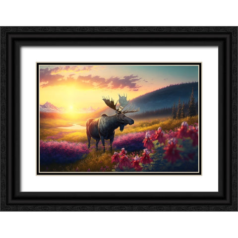 North American Wildlife 10 Black Ornate Wood Framed Art Print with Double Matting by Heere, Ray