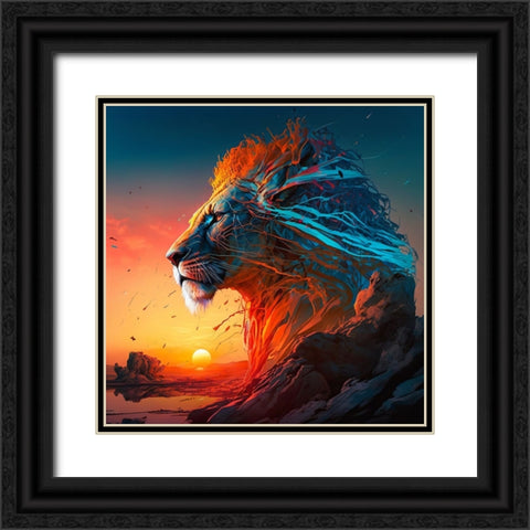 Desert Of Dreams 8 Black Ornate Wood Framed Art Print with Double Matting by Heere, Ray