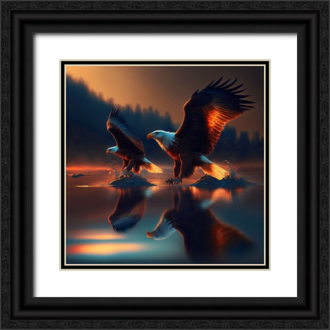 Desert Of Dreams 10 Black Ornate Wood Framed Art Print with Double Matting by Heere, Ray
