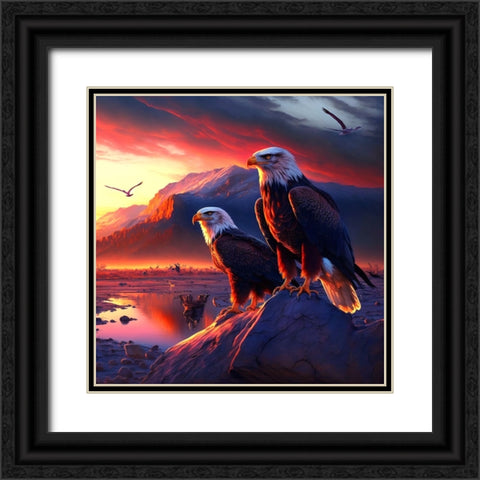 Desert Of Dreams 12 Black Ornate Wood Framed Art Print with Double Matting by Heere, Ray