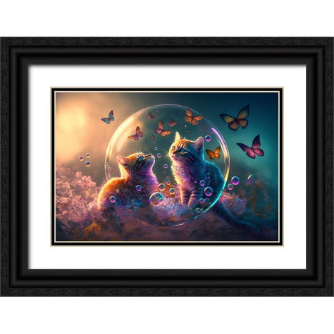 Mystical Morning 11 Black Ornate Wood Framed Art Print with Double Matting by Heere, Ray
