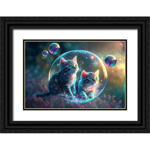 Mystical Morning 13 Black Ornate Wood Framed Art Print with Double Matting by Heere, Ray