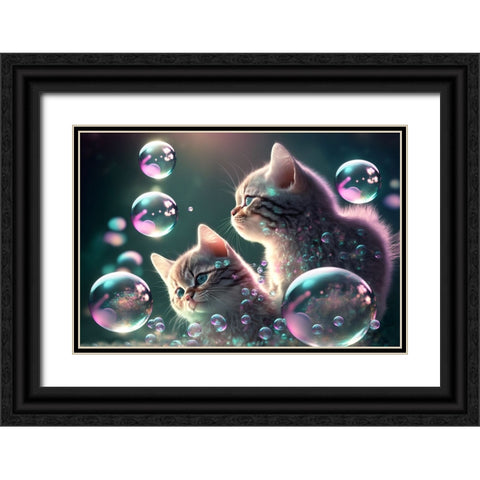 Mystical Morning 15 Black Ornate Wood Framed Art Print with Double Matting by Heere, Ray