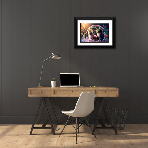 Mystical Morning 16 Black Ornate Wood Framed Art Print with Double Matting by Heere, Ray