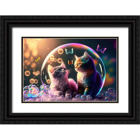 Mystical Morning 16 Black Ornate Wood Framed Art Print with Double Matting by Heere, Ray