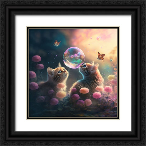 Mystical Morning 18 Black Ornate Wood Framed Art Print with Double Matting by Heere, Ray