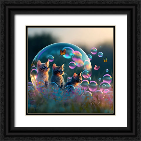 Mystical Morning 22 Black Ornate Wood Framed Art Print with Double Matting by Heere, Ray
